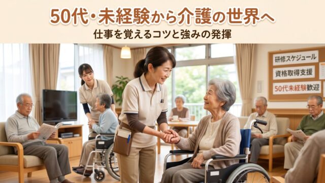 50代未経験からの介護職