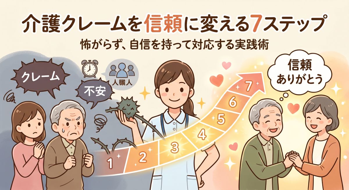 介護職のためのクレーム対応ガイド：苦情を信頼に変える実践術