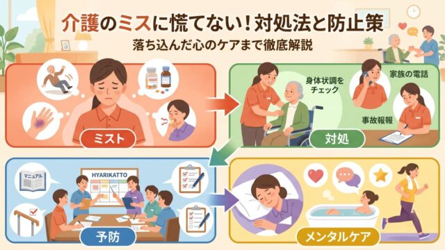 介護のミスで落ち込んだときの回復方法
