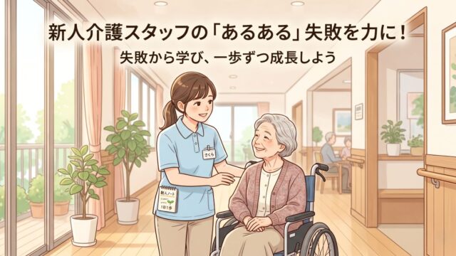 新人介護職の失敗
