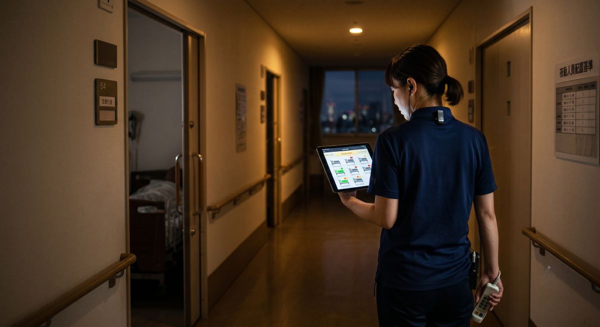 介護職の夜勤ワンオペ問題の実態とリスク｜過酷な現場を改善するための対策とは